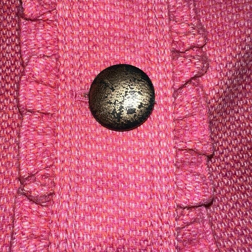J. CREW ROBERT NOBLE Scotland Wool Blazer Sport Coat Fuchsia Preppy Office Sz 6 - Picture 4 of 8